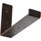 Ekena Millwork Steel Hanging Shelf Bracket, Antiqued Bronze 2"W x 10"D x 6 1/2"H BKTM02X10X06HSABZ - alternate 1